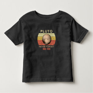 T-shirt Pour Les Tous Petits pluto jamais oublier, eris, lune, astronomie, astr