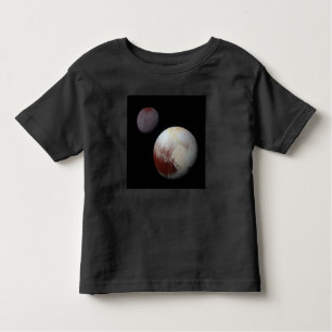 T-shirt Pour Les Tous Petits Pluton et Charon 9e ou système solaire Planète nai