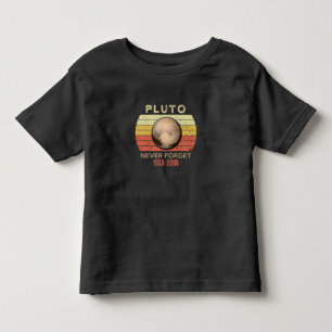 T-shirt Pour Les Tous Petits pluton n'oublie jamais, éris, lune, astronomie, as