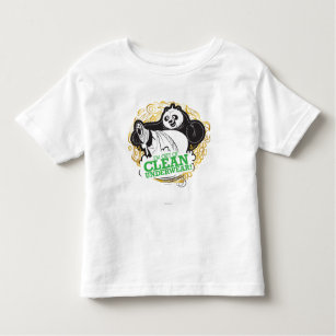 T-shirt Pour Les Tous Petits Po Ping - Je suis nettoyé de sous-vêtements