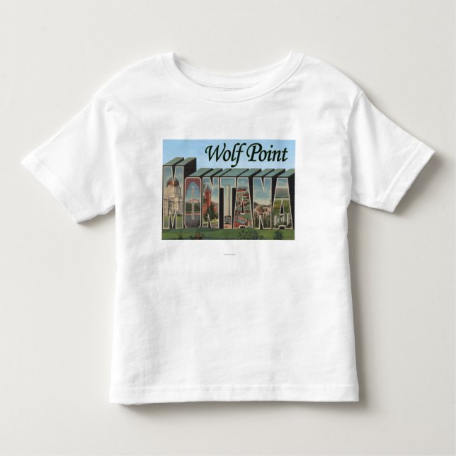 T-shirt Pour Les Tous Petits Point de loup, Montana (Devant)