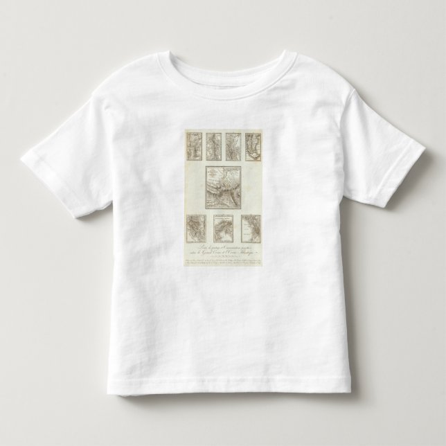 T-shirt Pour Les Tous Petits Points de part et communications projetées (Devant)