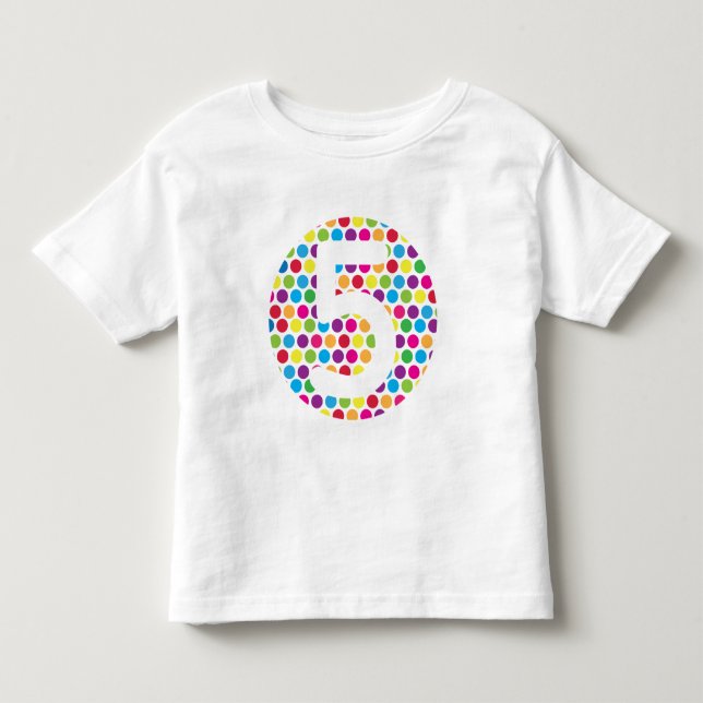 T-shirt Pour Les Tous Petits Points heureux -5 (Devant)