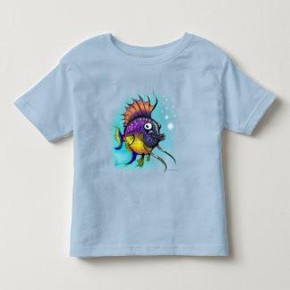 T-shirt Pour Les Tous Petits Poisson arc-en-ciel