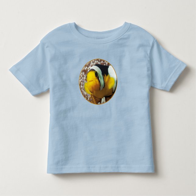 T-shirt Pour Les Tous Petits Poisson clown - Gros plan ! Conception photographi (Devant)