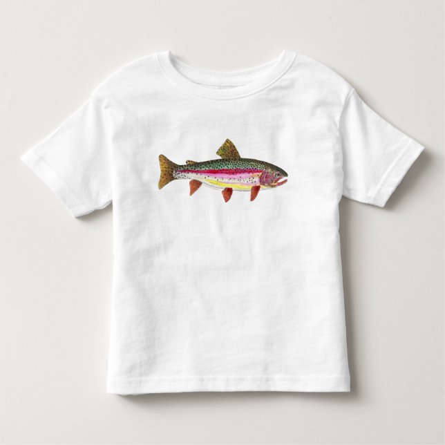 T-shirt Pour Les Tous Petits Poisson de truite arc-en-ciel (Devant)