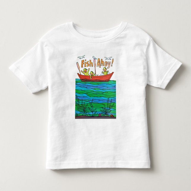 T-shirt Pour Les Tous Petits Poissons oh ! (Devant)