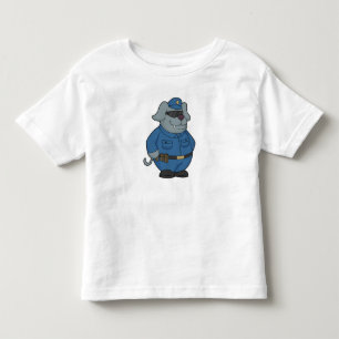 T-shirt Pour Les Tous Petits Police à chiens