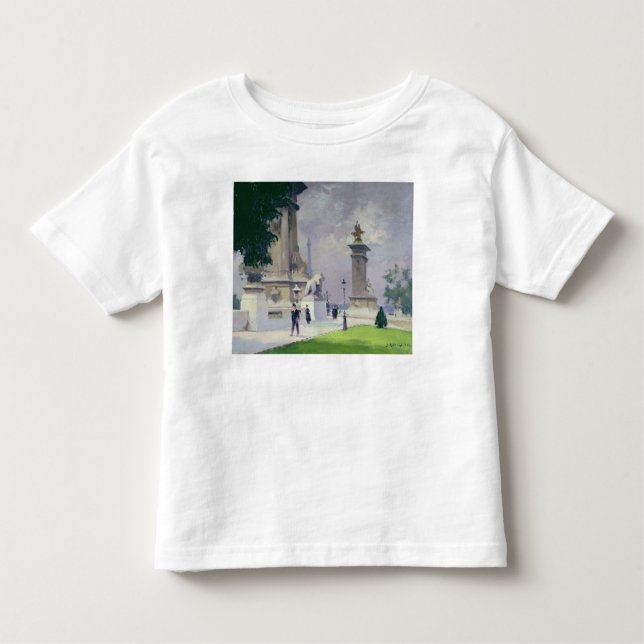 T-shirt Pour Les Tous Petits Pont Alexandre III, Paris (Devant)