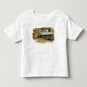 T-shirt Pour Les Tous Petits Pont couvert, Vermont, États-Unis