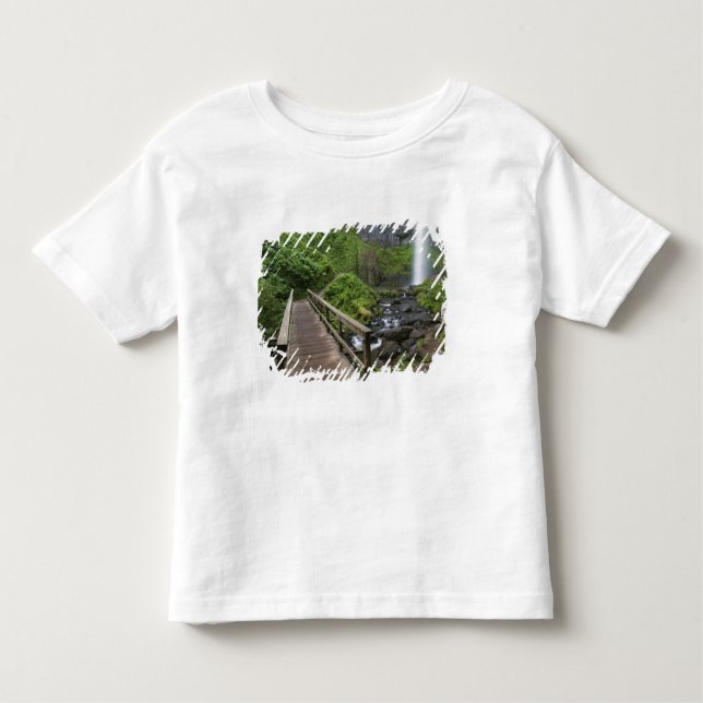 T-shirt Pour Les Tous Petits Pont de Latourell Falls, Columbia River Gorge, (Devant)