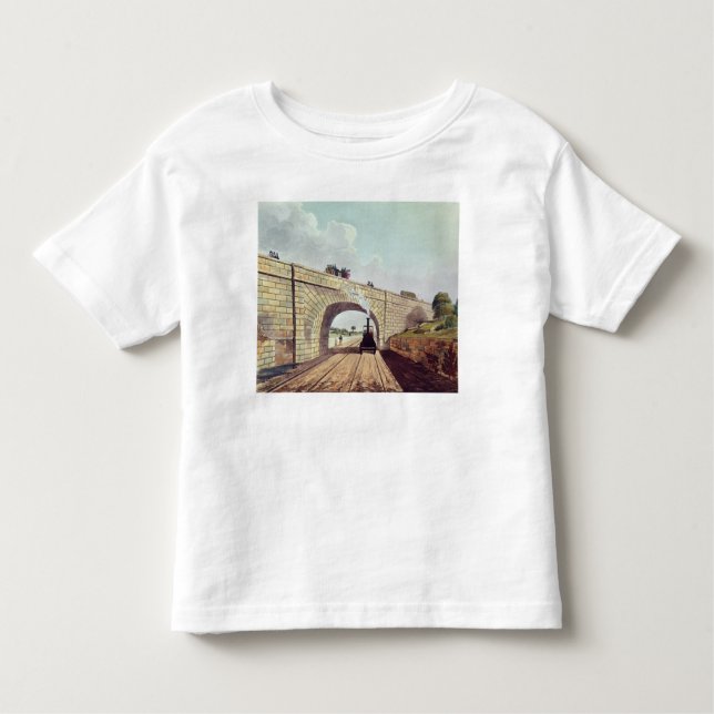 T-shirt Pour Les Tous Petits Pont, de 'Liverpool et de Manchester Railway (Devant)