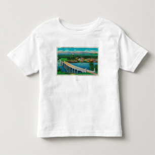 T-shirt Pour Les Tous Petits Pont de rivière de Siuslaw à Florence, Orégon