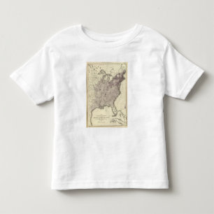 T-shirt Pour Les Tous Petits Population 1850 des USA