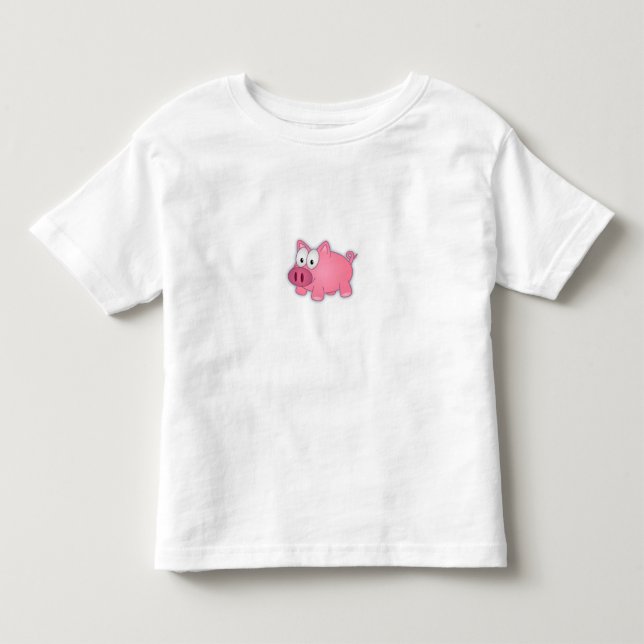 T-shirt Pour Les Tous Petits porc (Devant)