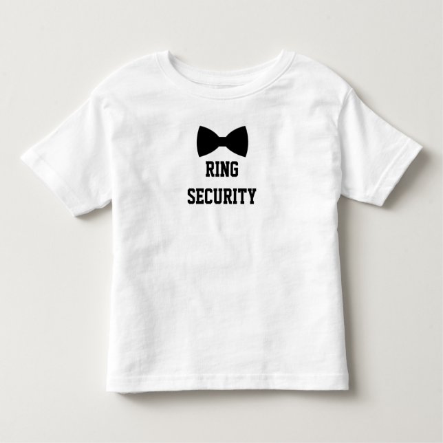 T-shirt Pour Les Tous Petits Porte-anneau de sécurité (Devant)