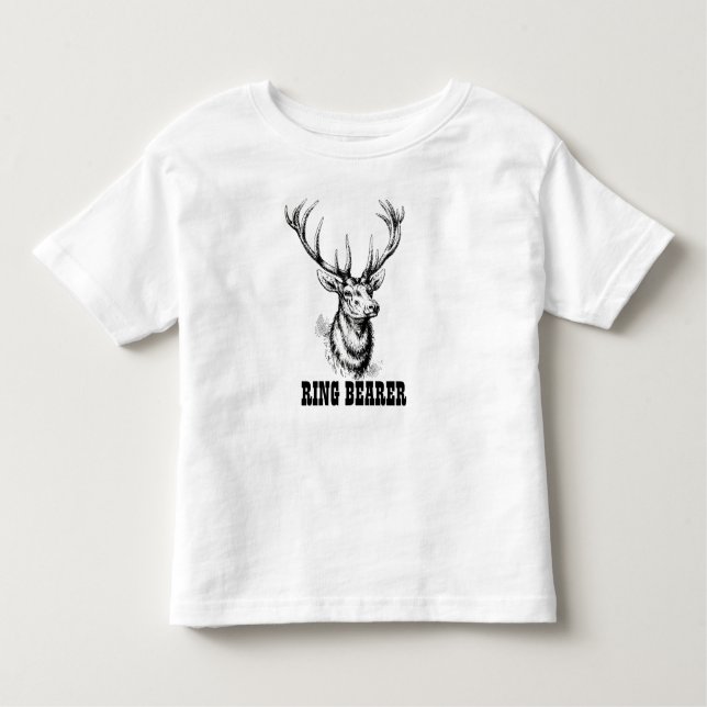 T-shirt Pour Les Tous Petits Porteur de bague Buck (Devant)