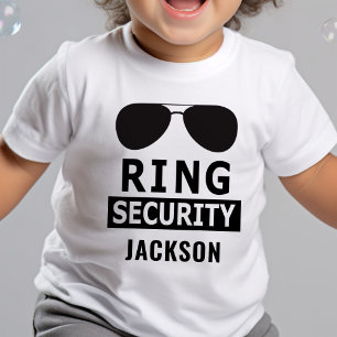 T-shirt Pour Les Tous Petits Porteur de bague de sécurité