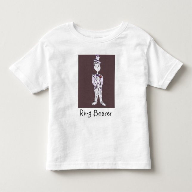 T-shirt Pour Les Tous Petits Porteur de l'anneau (Devant)