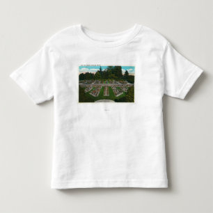 T-shirt Pour Les Tous Petits Portland, OregonView des jardins d'essai de rose
