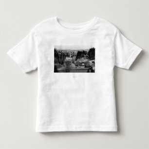 T-shirt Pour Les Tous Petits Portland, OU vue de ville de parc de ville