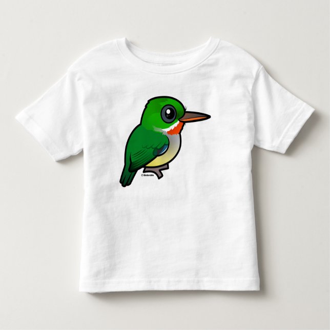 T-shirt Pour Les Tous Petits Portoricain Birdorable aujourd'hui (Devant)
