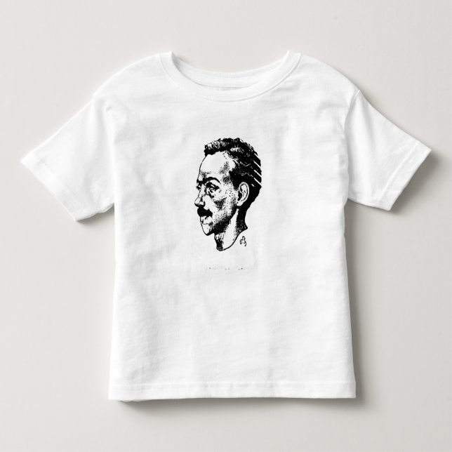 T-shirt Pour Les Tous Petits Portrait d'Arthur Rimbaud (Devant)