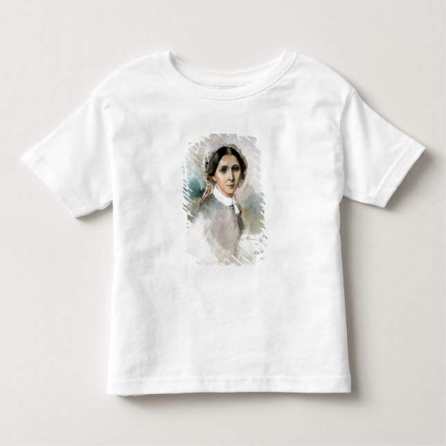 T-shirt Pour Les Tous Petits Portrait de Clara Schumann 1853 (Devant)