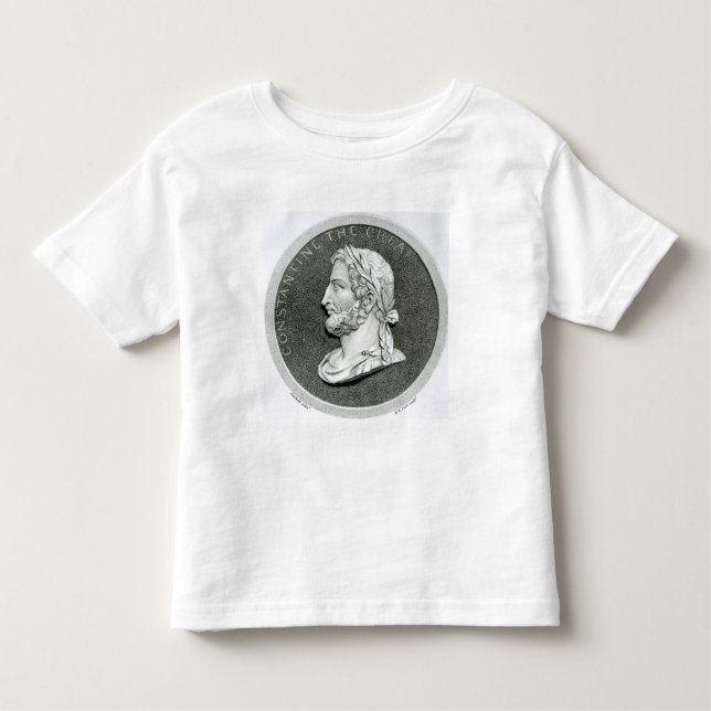 T-shirt Pour Les Tous Petits Portrait de Constantine le grand (Devant)