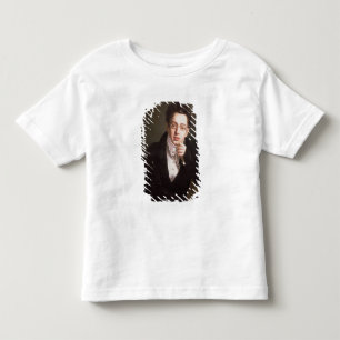 T-shirt Pour Les Tous Petits Portrait de Franz Schubert, compositeur autrichien