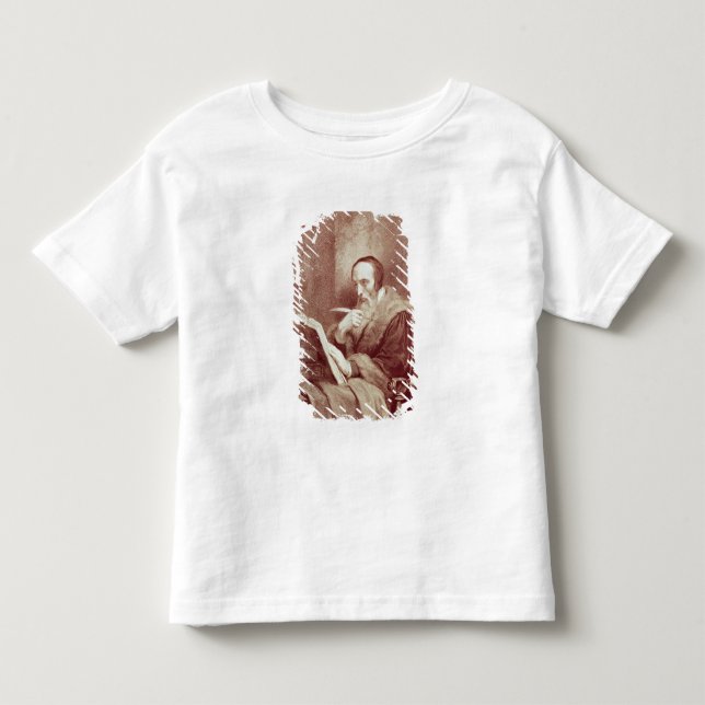 T-shirt Pour Les Tous Petits Portrait de Jean Calvin (1509-1564) (gravure) (Devant)
