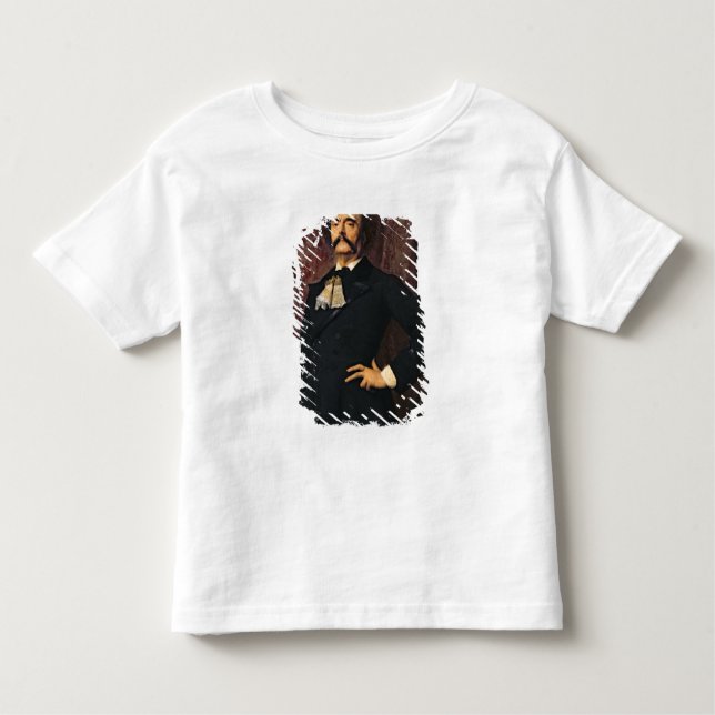 T-shirt Pour Les Tous Petits Portrait de Jules Barbey d'Aurevilly 1881 (Devant)