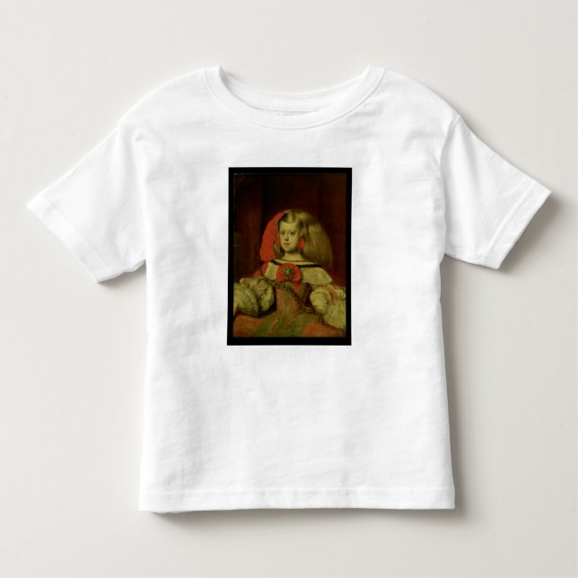 T-shirt Pour Les Tous Petits Portrait de la margarita d'Infanta (Devant)