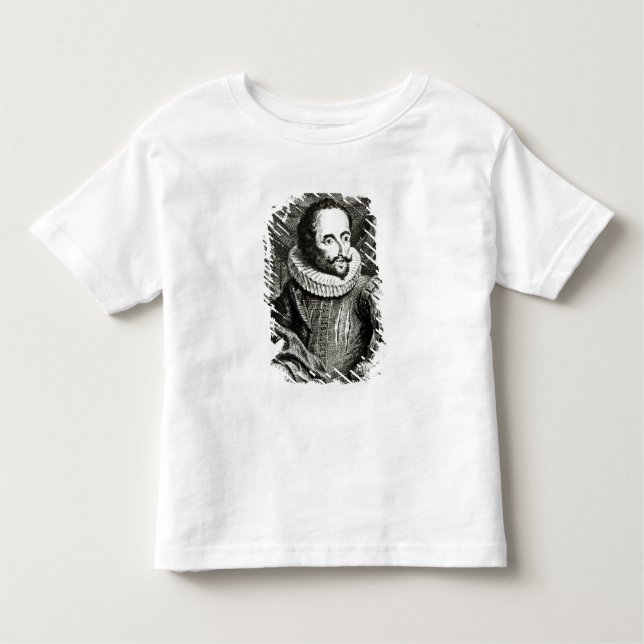 T-shirt Pour Les Tous Petits Portrait de Miguel de Cervantes Saavedra (Devant)