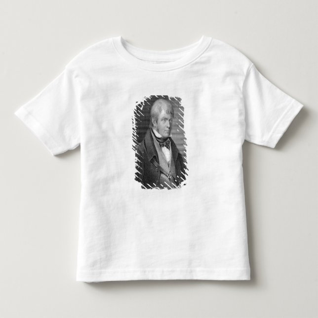 T-shirt Pour Les Tous Petits Portrait de Walter Scott (Devant)