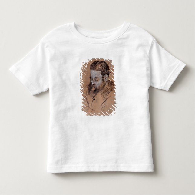 T-shirt Pour Les Tous Petits Portrait d'Edgar Degas | de Diego Martelli (Devant)
