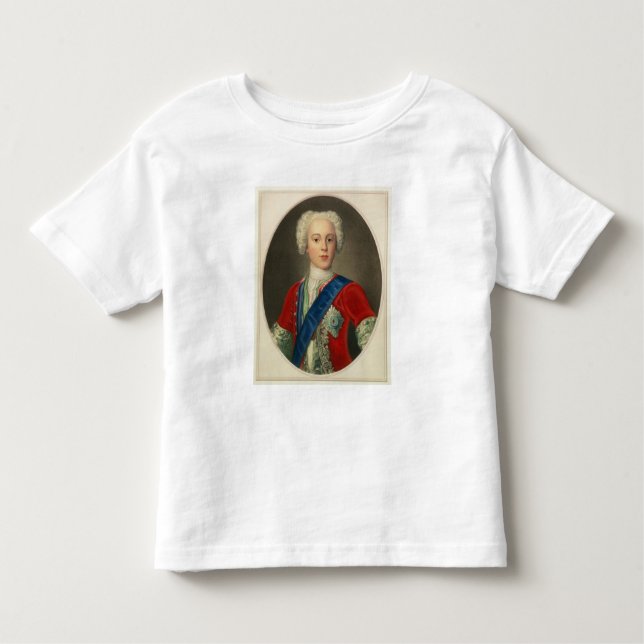 T-shirt Pour Les Tous Petits Portrait du Prince Charles Edward (Devant)
