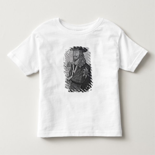 T-shirt Pour Les Tous Petits Portrait du Roi Charles I (Devant)