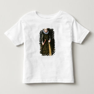 T-shirt Pour Les Tous Petits Portrait d'un garçon de quatre ans avec club et