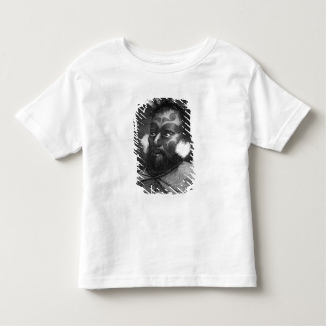 T-shirt Pour Les Tous Petits Portrait d'un homme de Nouvelle-Zélande (Devant)