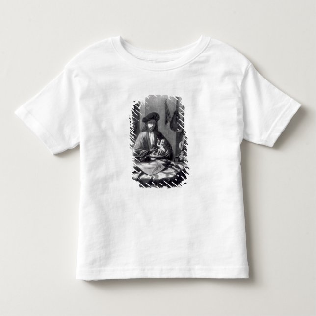 T-shirt Pour Les Tous Petits Portrait d'un jeune artiste (Devant)