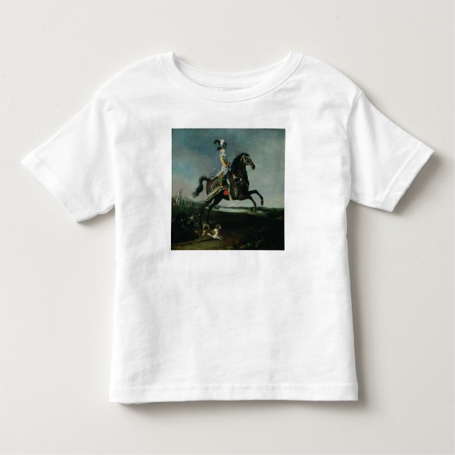 T-shirt Pour Les Tous Petits Portrait équestre de Marie-Antoinette (Devant)