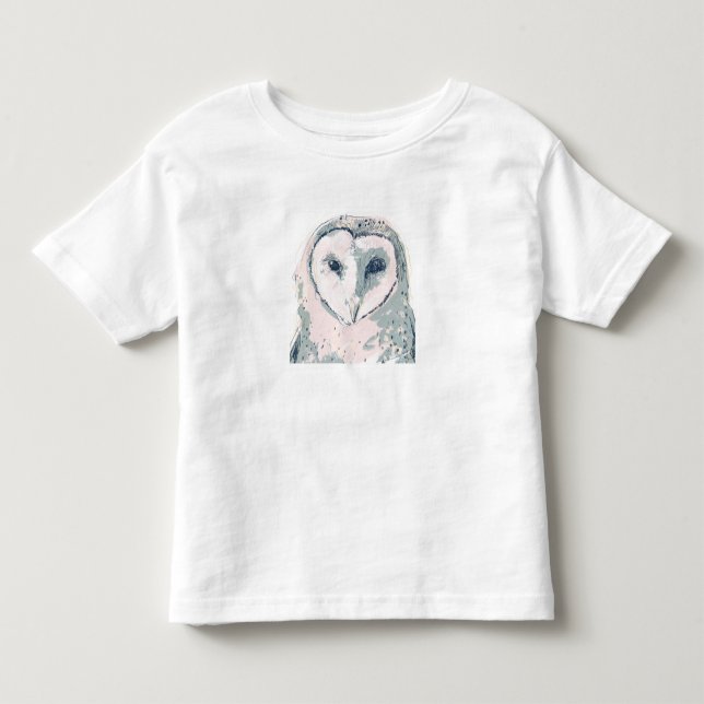 T-shirt Pour Les Tous Petits Portrait funky Owl (Devant)