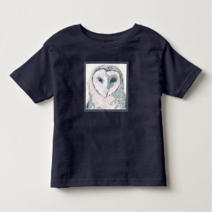 T-shirt Pour Les Tous Petits Portrait génial de hibou