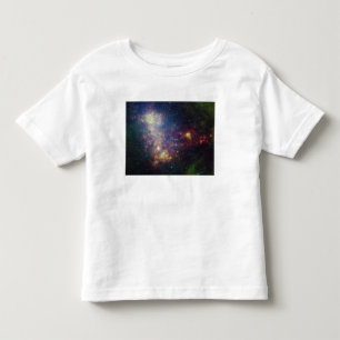 T-shirt Pour Les Tous Petits Portrait infrarouge indiquant les étoiles et la