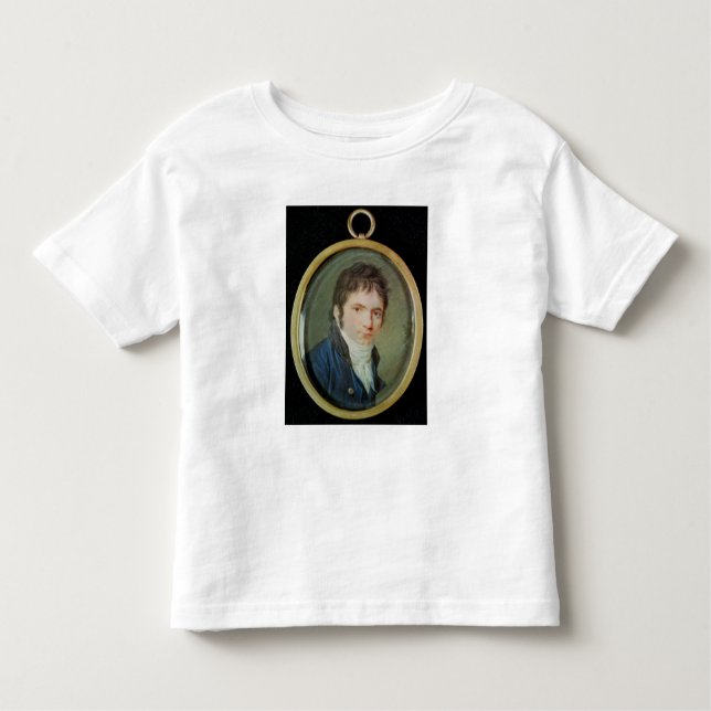 T-shirt Pour Les Tous Petits Portrait miniature de Ludwig van Beethoven, 1802 (Devant)
