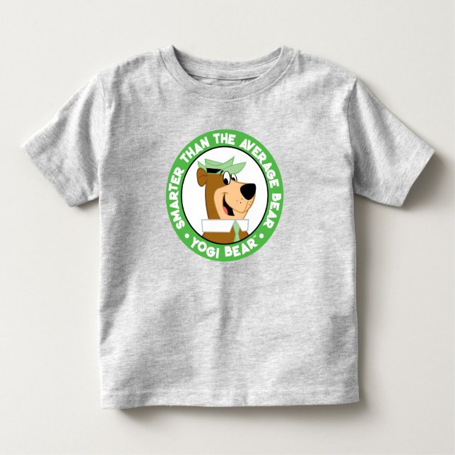 T-shirt Pour Les Tous Petits Portrait souriant de l'ours de Yogi (Devant)
