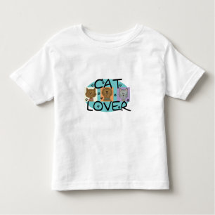 T-shirt Pour Les Tous Petits Portraits d'amoureux des chats