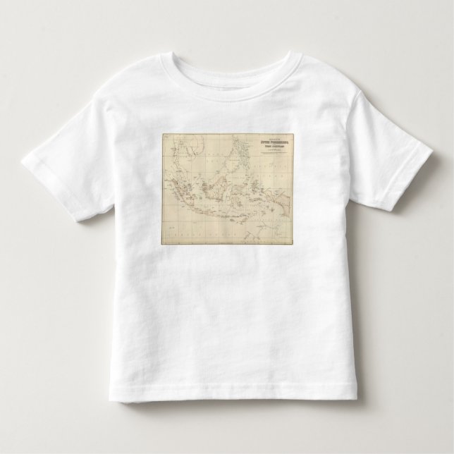T-shirt Pour Les Tous Petits Possessions néerlandaises dans l'archipel indien (Devant)