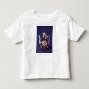 T-shirt Pour Les Tous Petits Pot de café de Worcester, décoré des oiseaux